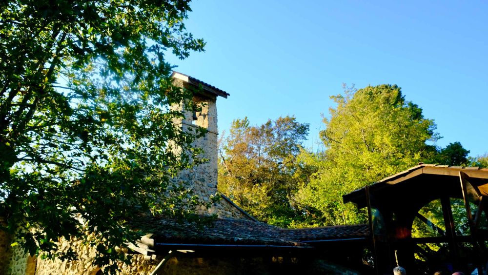 Parménie batiment du centre d'accueil